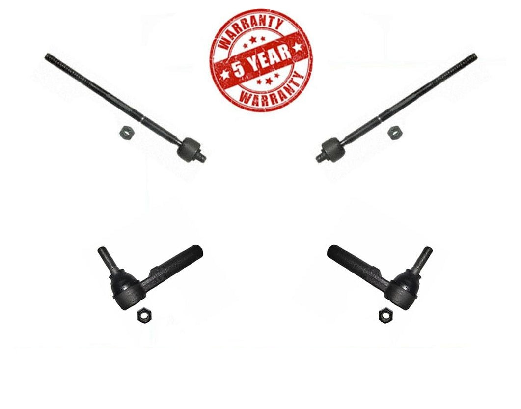 Front Inner & Outer Tie Rods Fits Neon PT Cruiser Neon & SX 2000-2010