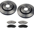 Rotores delanteros y pastillas de freno para Nissan Frontier Xterra Pathfinder 4.0L 4x4 05-15
