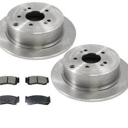Rotores de freno trasero y pastillas de freno de cerámica para Hyundai Santa Fe 2007-2009