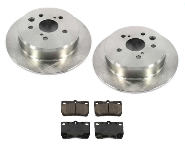 2006 2007 2008 2009 Lexus IS250 (2) REAR Brake Rotors & Pads