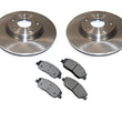 fits 07-09 Hyundai Santa Fe Front Disc Brake Rotors & Front Ceramic Brake Pads