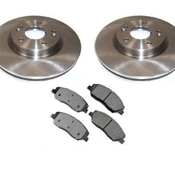 fits 07-09 Hyundai Santa Fe Front Disc Brake Rotors & Front Ceramic Brake Pads