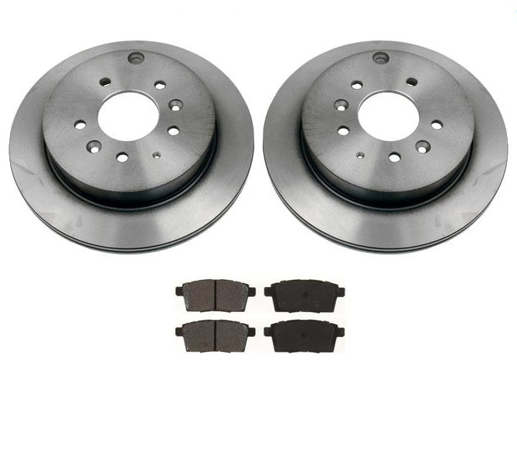 REAR Brake Rotors & Ceramic Pads All for Mazda CX7 2007-2012