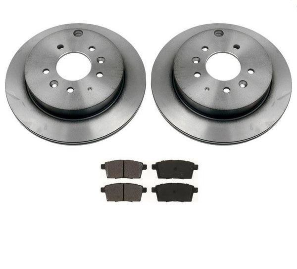 Rotores de freno TRASERO y pastillas de cerámica 100% nuevos para Mazda CX7 2007-2012