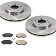 Front Disc Brake Rotors & Ceramic Brake Pads 100% All New for Mazda CX7 07-12