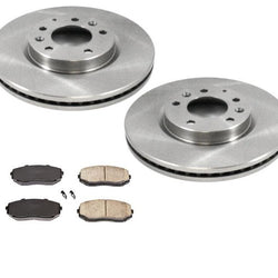 Front Disc Brake Rotors & Ceramic Brake Pads 100% All New for Mazda CX7 07-12