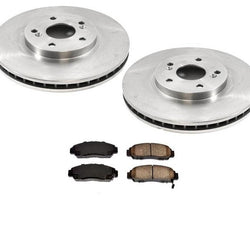 Rotores y pastillas delanteras sin Brembo para transmisión automática Acura 3.2TL 2004-2008