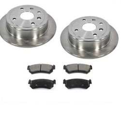 For 04-06 Forenza 05 06 Reno 2.0L Suzuki Rear Brake Rotors & Ceramic Pads