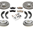 Fits 1995-99 Neon 5 Lug Rotors Ceramic Pads Rear Drums & Brake Shoes Springs 7Pc
