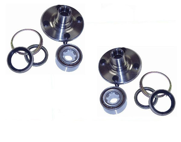 Front Left & Right Hub & Wheel Bearing Kit For 1993-2002 Corolla Geo Prizm