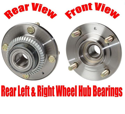 Rear Wheel Hub Bearings for Mitsubishi Expo with Front Wheel Drive 92-95