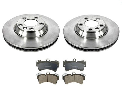 07-2015 Audi Q7 (2) Front Brake Rotors & Front Brake Disc Pads W/ 350MM Rotors