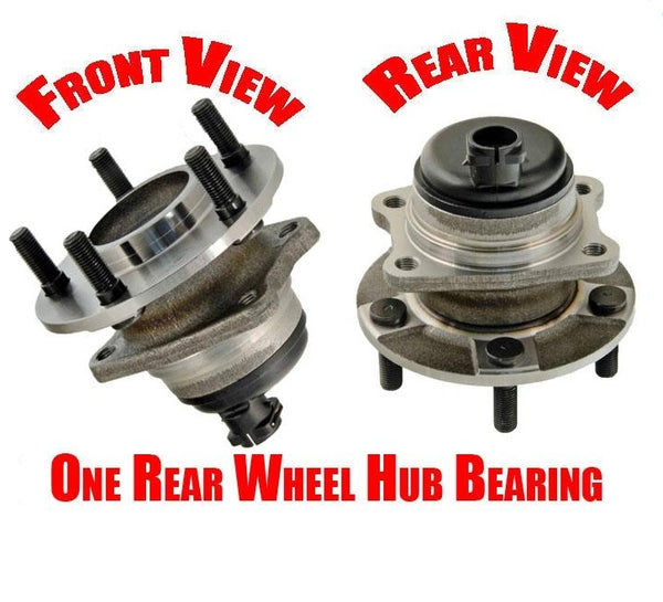 01-07 Town & Country Bearing and Hub (1) 100% New Rear With 4 Wheel ABS Brakes