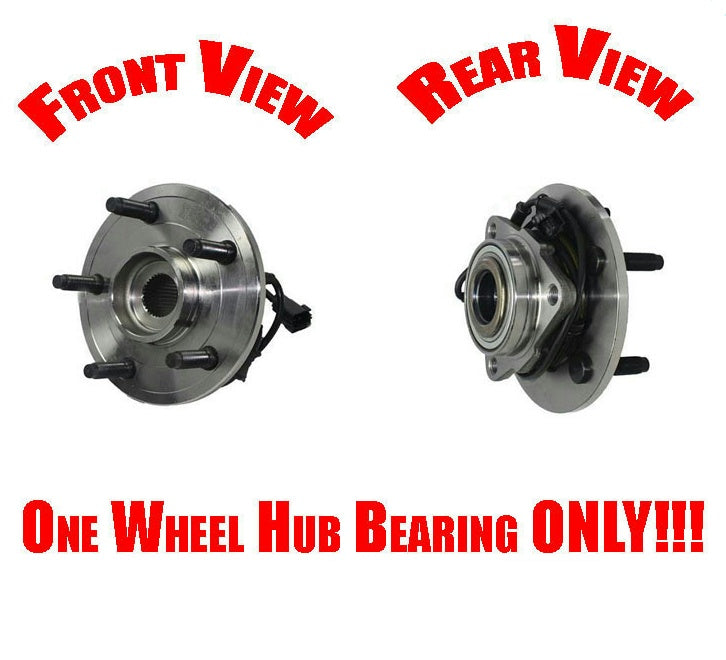 02-05 Ram Pick up 1500 5 Stud 4x4 4 Wheel ABS (1) Front Hub Wheel Bearing 515073