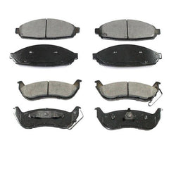 Ceramic Brake Pads Front & Rear for 03-11 Town Car Grand Marquis Crown Victoria