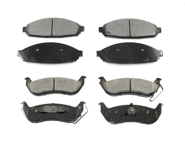 Ceramic Brake Pads Front & Rear for 03-11 Town Car Grand Marquis Crown Victoria