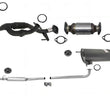 Muffler Exhaust Converter Flex Pipe System for Toyota Camry 4 Door 3.0L 1994