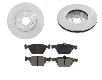 Nuevos rotores de freno delantero y pastillas semimetálicas para Chrysler Crossfire 04-2008
