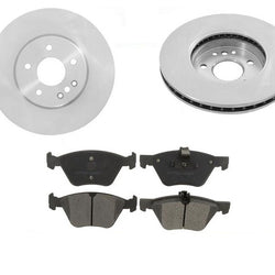 Nuevos rotores de freno delantero y pastillas semimetálicas para Chrysler Crossfire 04-2008