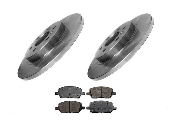Rotor de freno de disco trasero y pastillas de cerámica para Chevrolet Uplander 06-09