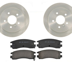 Pastillas y rotores de freno trasero para Buick Allure LaCrosse y Chevy Impala Monte Carlo