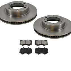 07-09 Toyota FJ Cruiser 4.0L (2) Rotores de freno trasero con almohadilla de cerámica