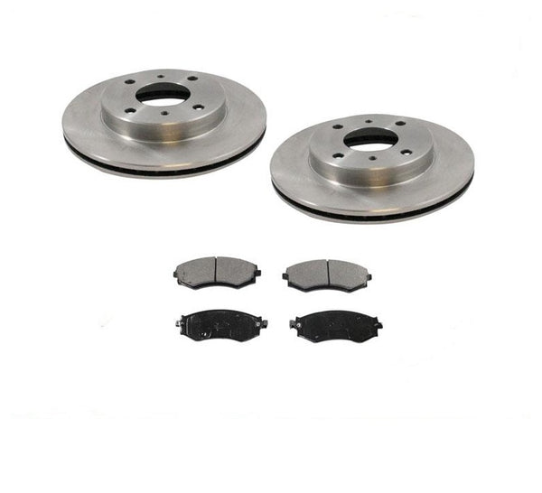 New Front Brake Rotors Ceramic Pads Fits for Infiniti G20 1991-1996