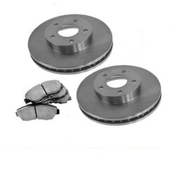 Front Brake Rotors and Brake Pads for Nissan Maxima and For Infiniti I30 00-01