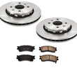 100% New Front Rotors & Brake Pads for Kia Spectra Sephia From 07/14/00 to 2002