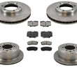 Front & Rear Rotors Brake Pads for Toyota 93-97 Landcruiser & Lexus LX450 96-97