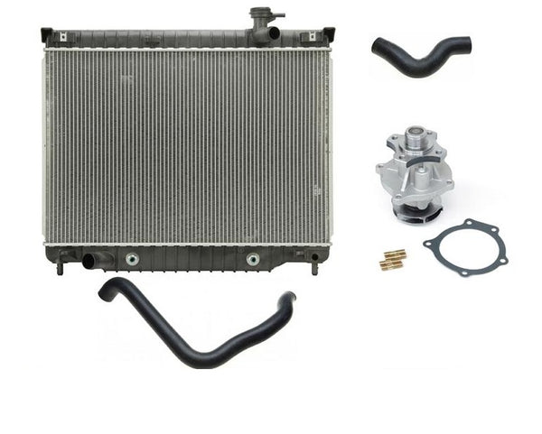 Nuevo Radiador de bomba de agua y mangueras para Chevrolet 2002-2009 Trailblazer 4,2 4 Uds.