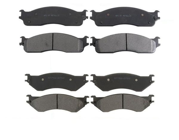 Front & Rear Ceramic Brake Pads for Dodge Ram 2500 3500 2003-2008