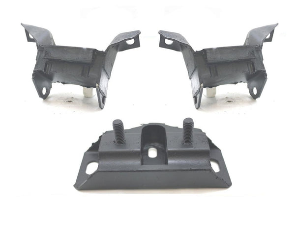 Fits For 1968-1973 Mustang V8 Convertible Eng. & Transmission Mount 3 Pcs Kit