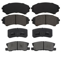 For 04-08 Endeavor & 01-06 Mitsubishi Montero Ceramic Front & Rear Brake Pads