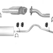 Fits 92-94 Chevrolet & GMC S10 Blazer 4 Door 4.3L Muffler and Converter Exhaust