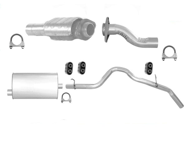 Fits 92-94 Chevrolet & GMC S10 Blazer 4 Door 4.3L Muffler and Converter Exhaust