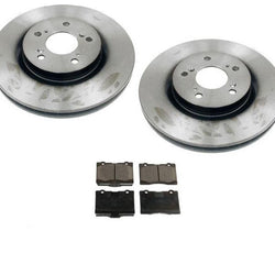 Front Disc Brake Rotors & Ceramic Pads For Acura RL 3.5L 3.7L 05-12