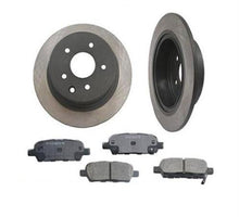 (2) Rear Brake Rotors & Ceramic Pads 31312 CD905 For 02-06 Altima 04-08 Maxima
