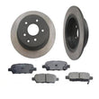(2) Rear Brake Rotors & Ceramic Pads 31312 CD905 For 02-06 Altima 04-08 Maxima