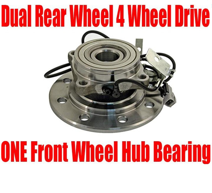 1 Left Front Wheel Hub Bearing Dual Rear Wheel 4 Wheel Drive ABS Ram 3500 94-99