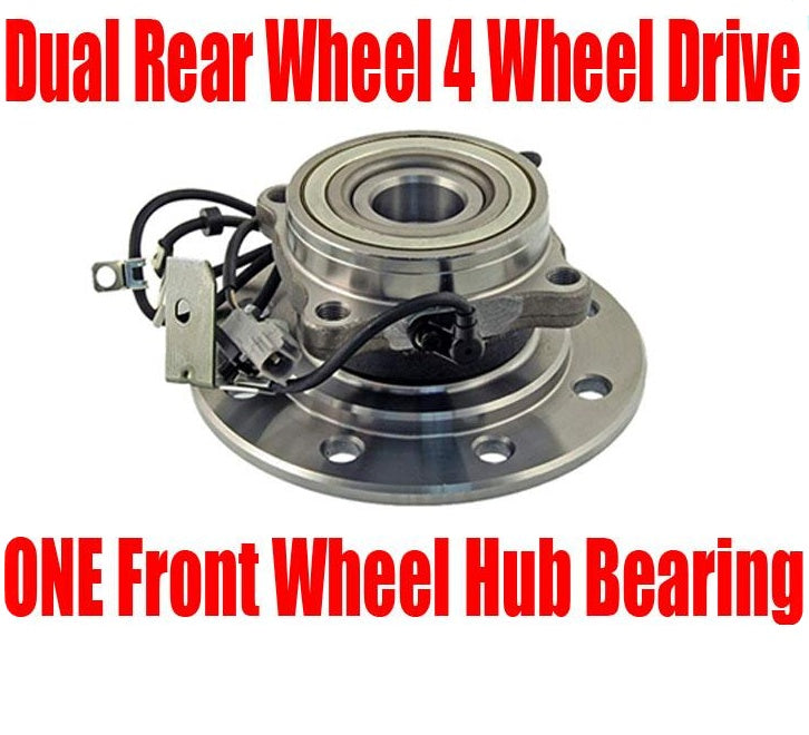 1 Right Front Wheel Hub Bearing Dual Rear Wheel 4 Wheel Drive ABS Ram 3500 94-99