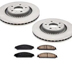 Fits 2005-2007 Ford Freestyle Front Brake Rotors & Ceramic Pads
