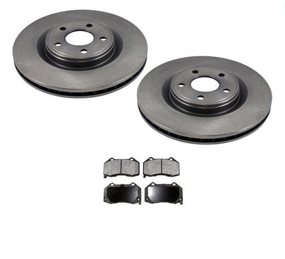 (2) 55180 5 Lug 12 3/8 Inch Rotots With CD1379 Ceramic Pads Call Check Info