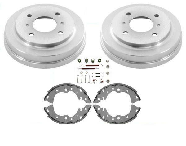 Tambores de freno trasero Zapatas y resortes orgánicos para Sentra 2002 a 2006 1.8L
