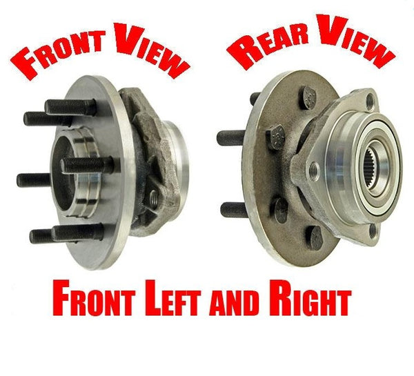 97-2003 Durango 4X4 97-2004 Dakota 2 Front Hub Wheel Bearing 4X4 Rear ABS ONLY