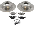 92 99 318 325 328 (2 Rear Brake Rotors Rotor Pads & Sensor 34007 MD763 140651838