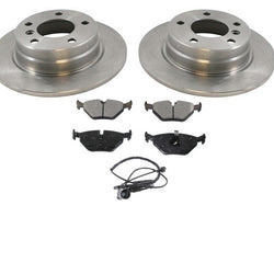 92 99 318 325 328 (2 rotores de freno trasero, pastillas de rotor y sensor 34007 MD763 140651838