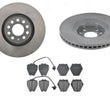 Front Brake Rotors & Pads For Audi A6 3.0L V6 W/ Girling Brake Type 2002-2004