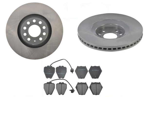 Front Brake Rotors & Pads For Audi A6 3.0L V6 W/ Girling Brake Type 2002-2004