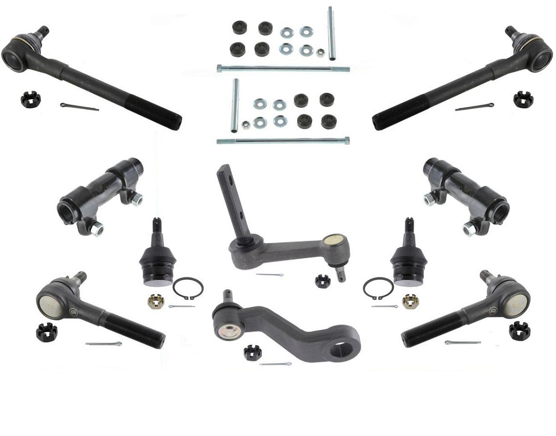 94-99 Ram 1500 Rear Wheel Drive Tie Rod Idler Pitman Sway Bar Link Ball Joints